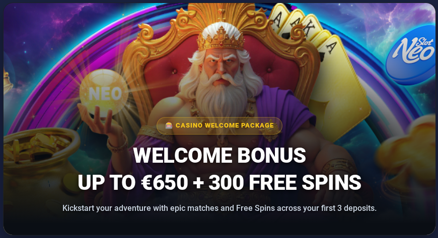 SlotNeo Casino Welcome Pack